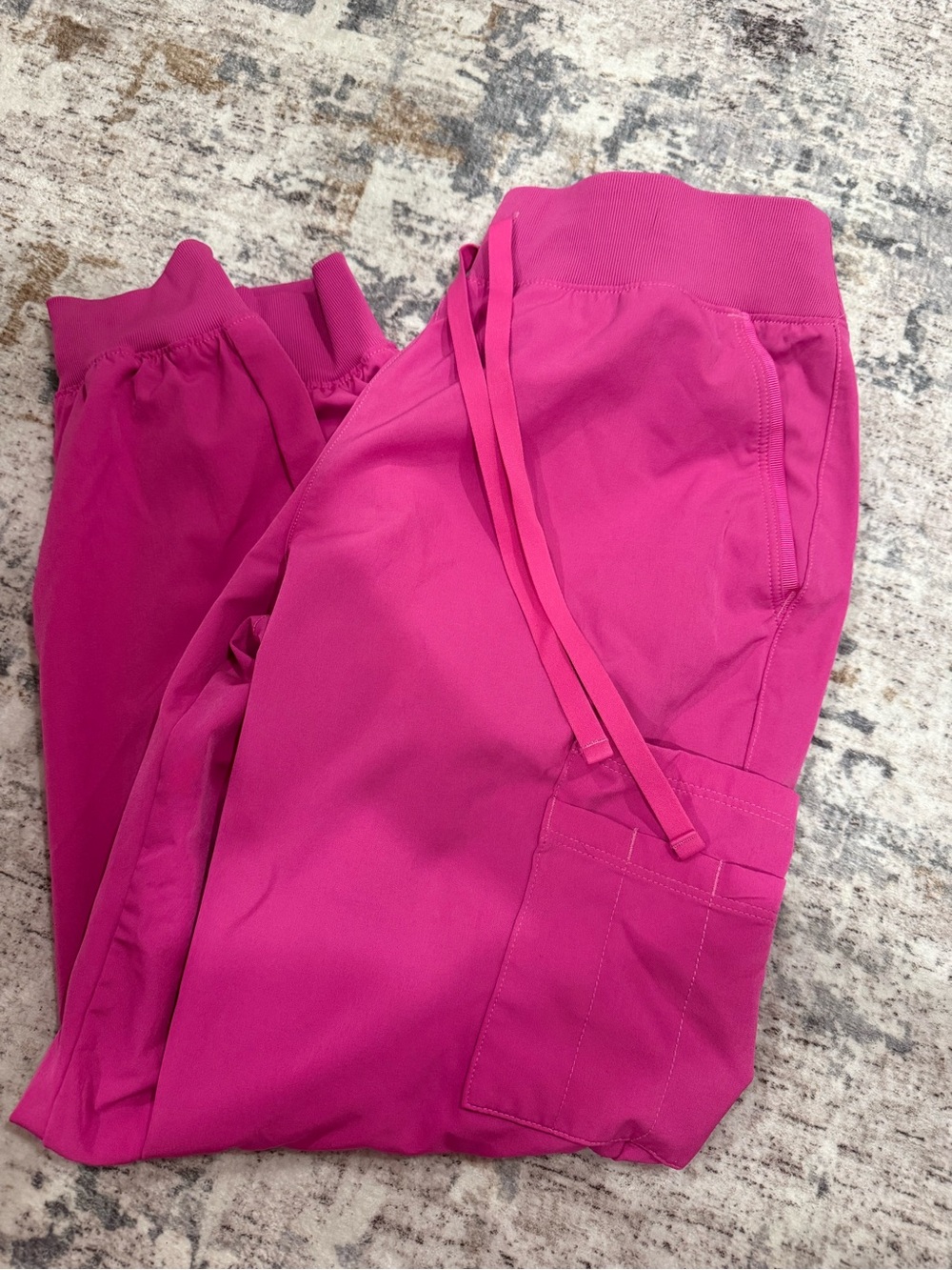 Bright Fuchsia Scrub Set - Picture 3 of 4